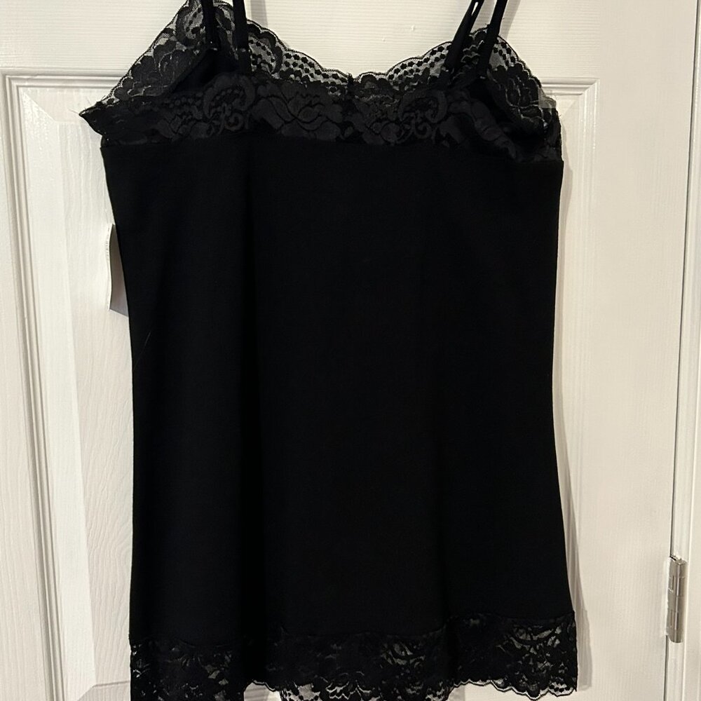NWT Torrid Foxy Lace Trim V-Neck Cami - Black - Size - Picture 8 of 9